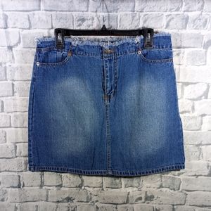Faded Glory Denim Mini Skirt 12